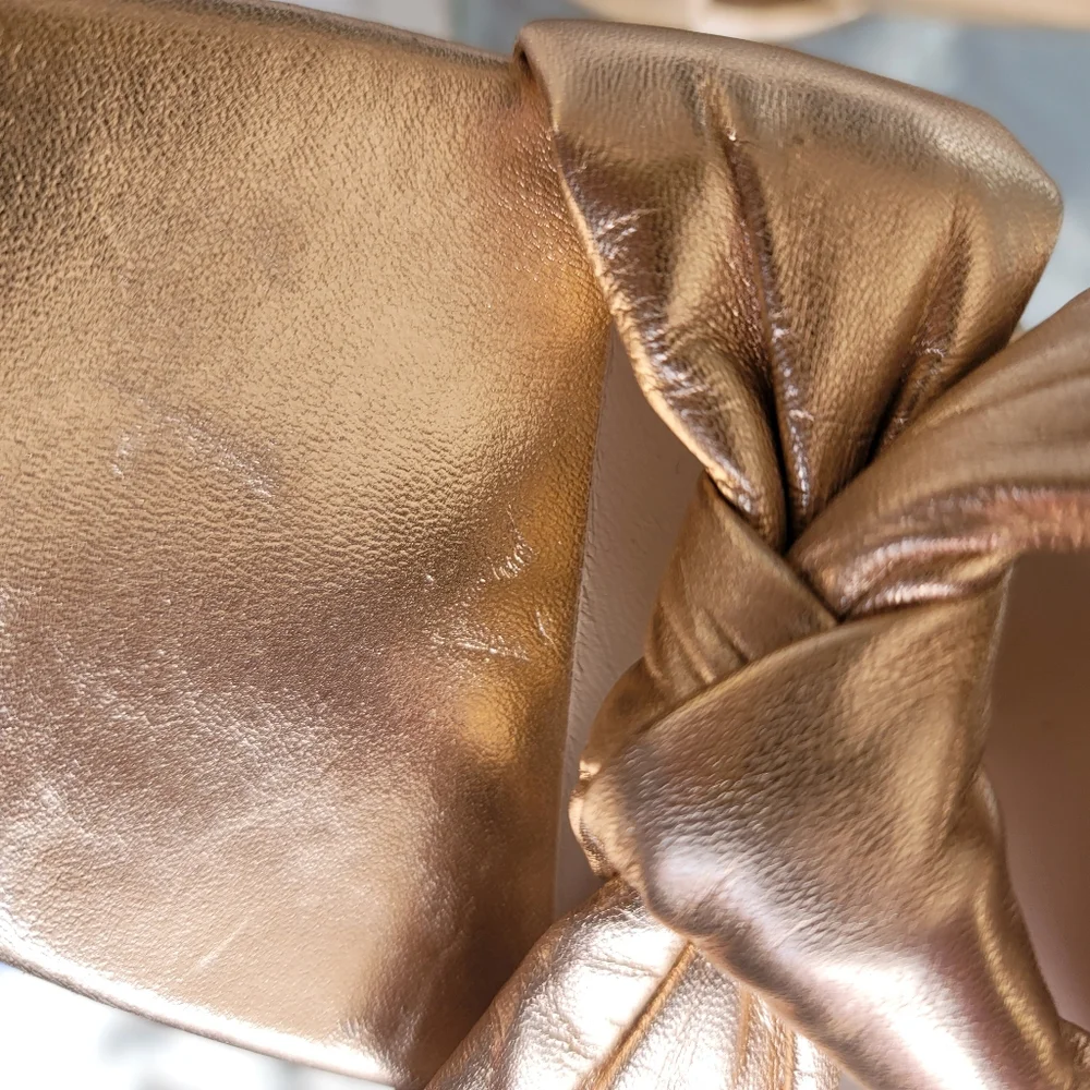 Stuart Weitzman Metallic Bronze Heels - Picture 8 of 12